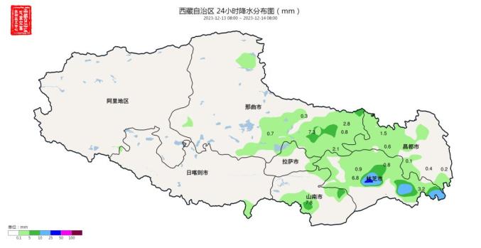 分佈圖24小時最低氣溫分佈圖02未來24小時全區天氣預報今日夜間:林芝