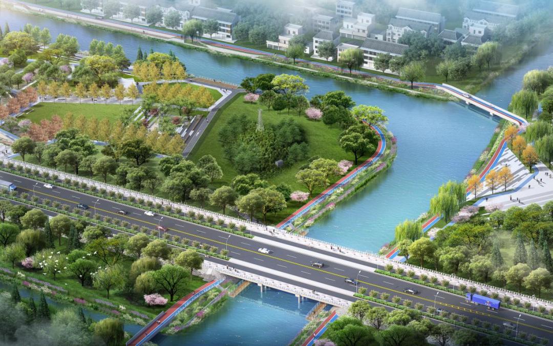 卫城河军事碉堡段效果图(供参考)主要工程内容本工程疏通河道14千米