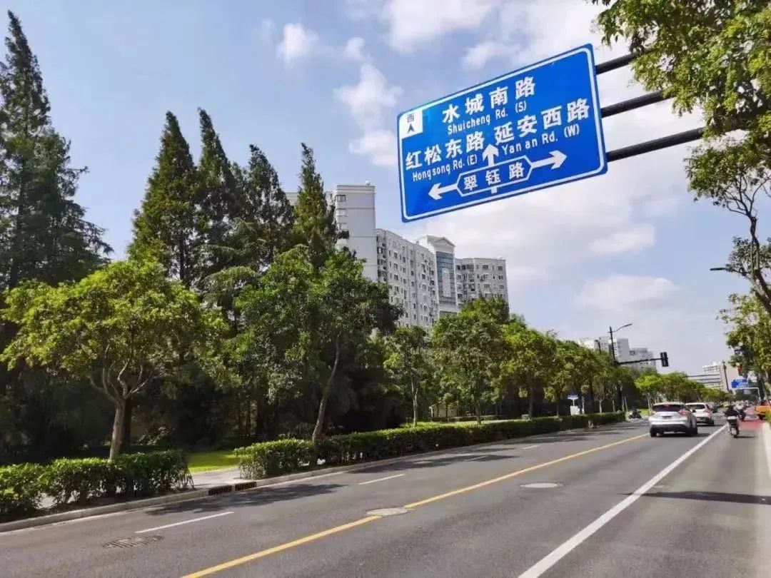 年上海市綠化特色道路點擊查看大圖古羊路(伊犁南路—姚虹路)為單幅路