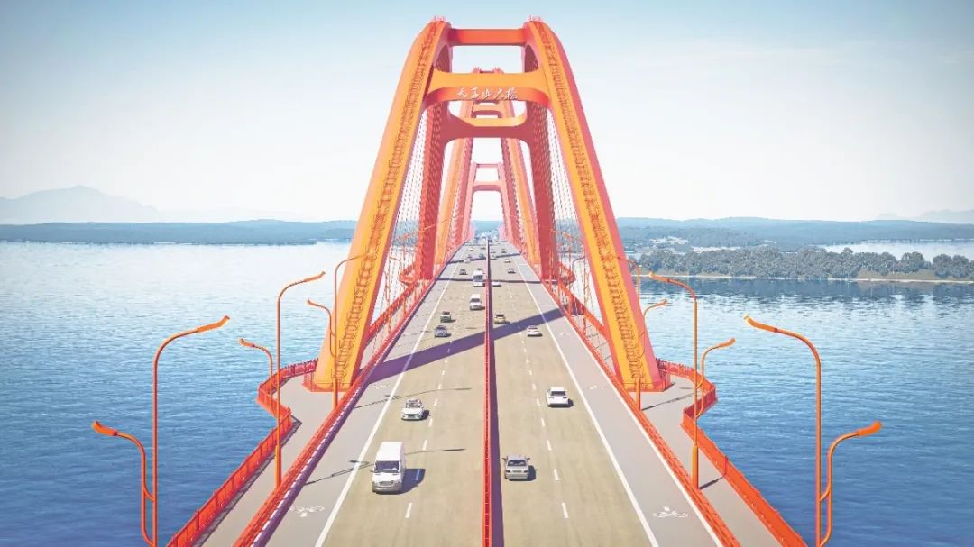 大桥效果图设计团队结合梁子湖全域旅游发展打造桥旅融合典范,使游客