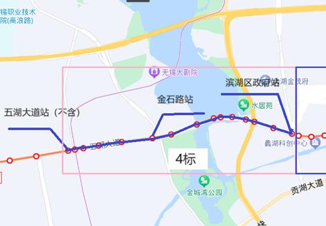 無錫地鐵6號線工程線路全長24.