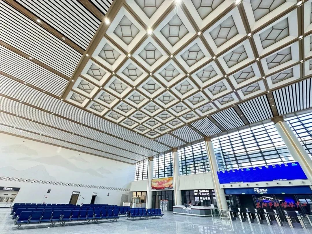 看!甬金铁路东阳北站内部实拍