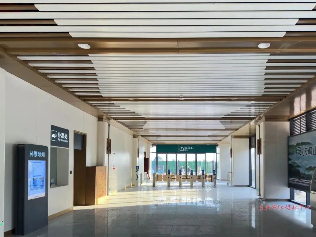 看!甬金铁路东阳北站内部实拍