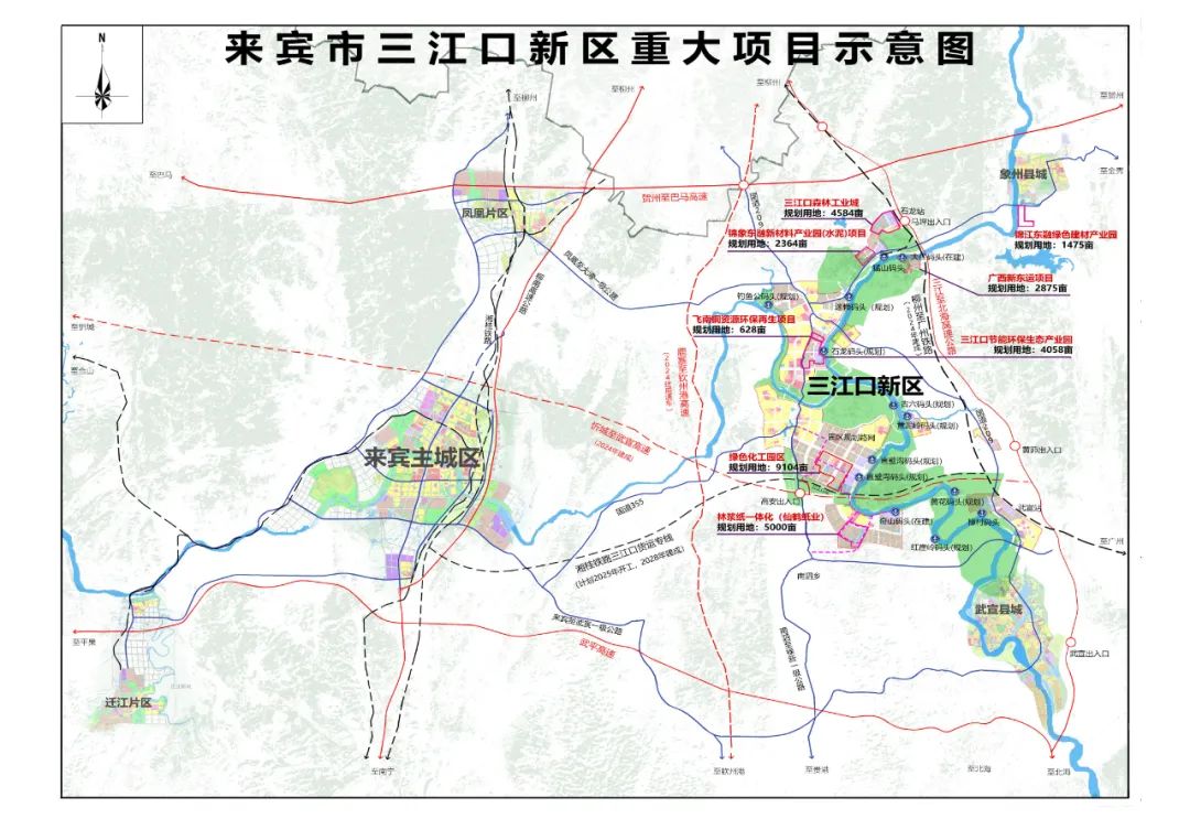 来宾市最新公路规划图图片