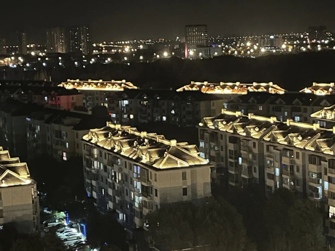 小区夜景图片真实图片图片