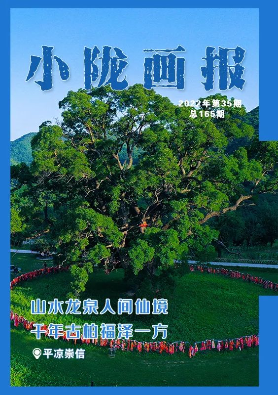 【中國甘肅網】崇信:山水龍泉人間仙境 千年古柏福澤