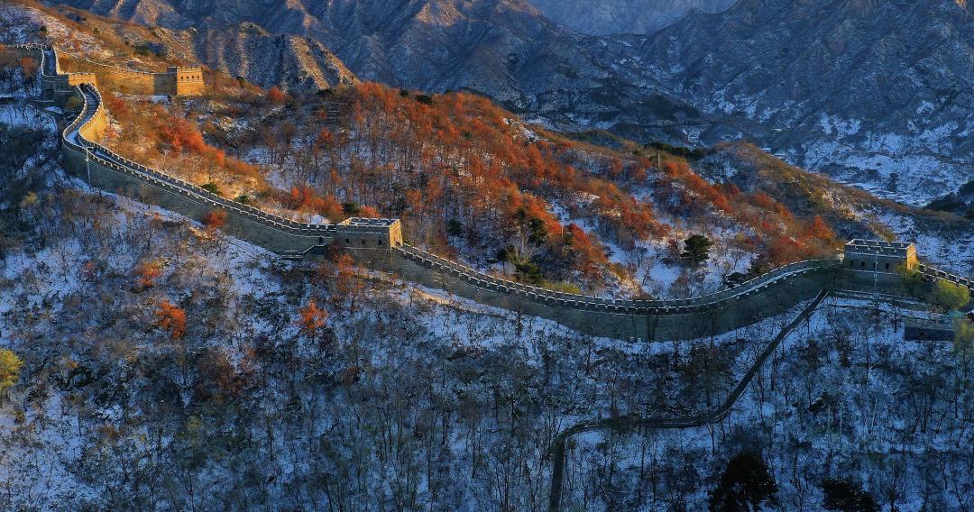 长城雪景慕田峪图片