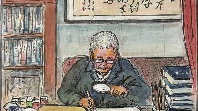 95岁老爷爷画连环画，保留城市记忆，看上海的今昔对比