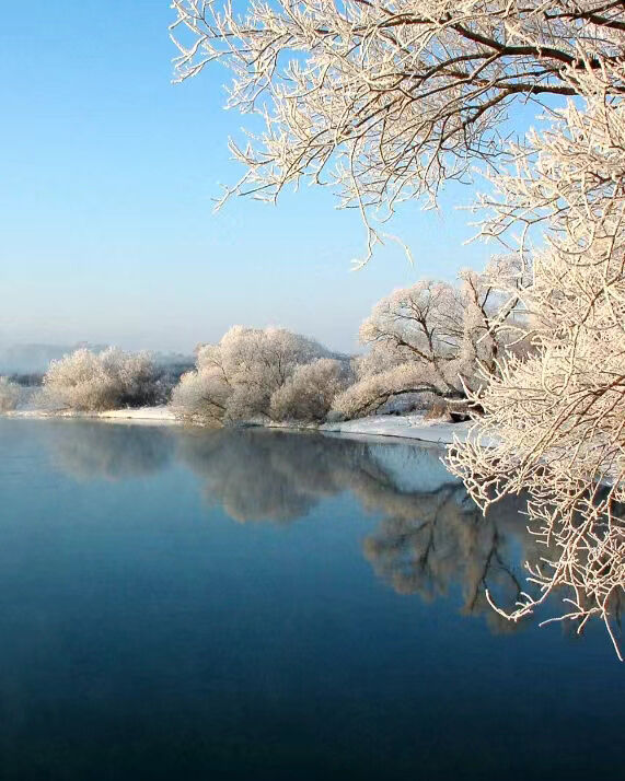 冬天兴凯湖图片图片