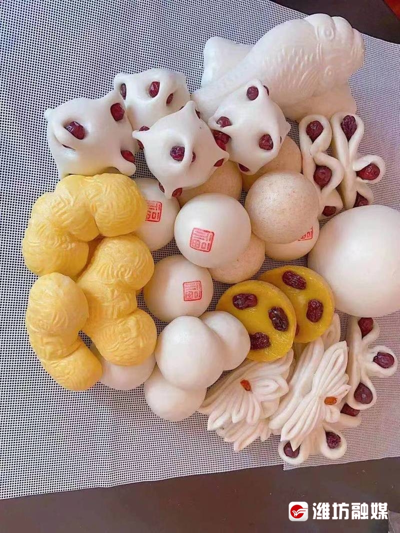 老面发酵,古法醒面.昌邑老面大饽饽香喷喷