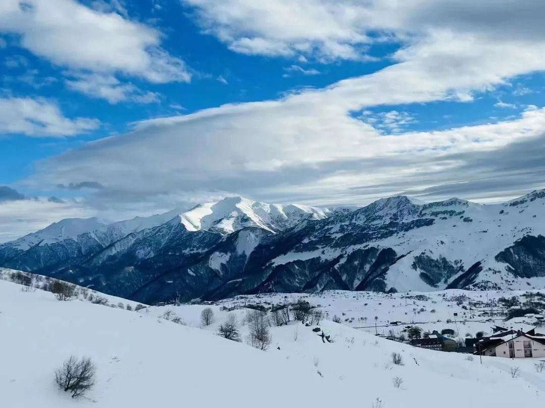 苍茫大地白雪皑皑图片