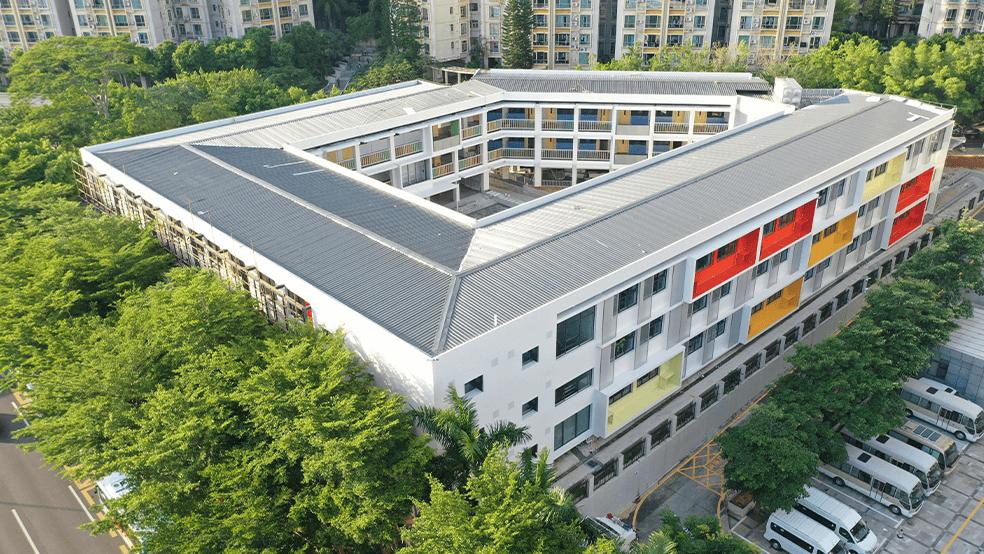 深圳市罗湖外语初中学校(东校区)总建筑面积6900平米90天建成为深圳市