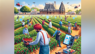 印度农民运用AI技术提高作物产量