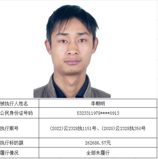 元谋法院失信被执行人曝光台(2024第3期)_澎湃号·政务_澎湃新闻-the