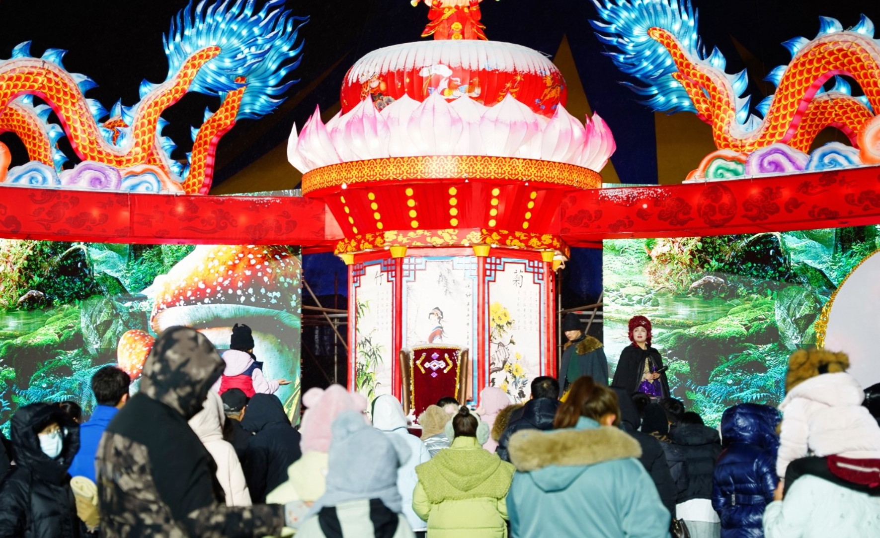 2024年银川文化园新春灯会精彩亮相