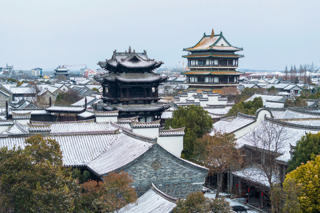 穿越千年梦回古城,一场大雪让古城雪落成诗.