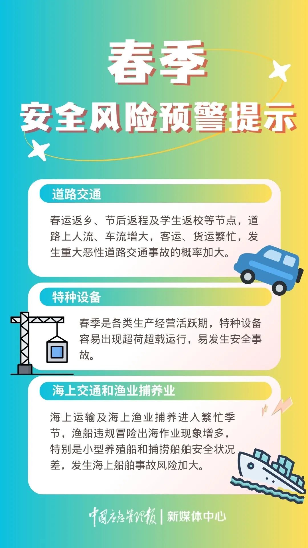 春季安全温馨提示语图片