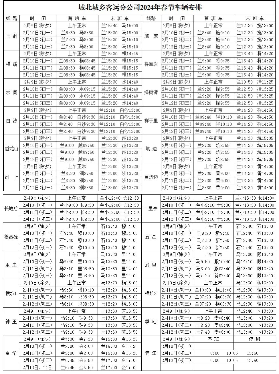 长途班车,金兰brt,定制公交……兰溪有这些调整