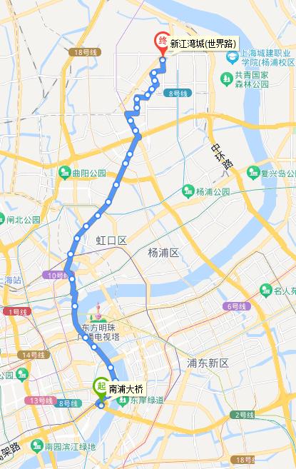 龙恒路站44路途经景点,地标:外滩,南京路步行街,人民广场,上海展览