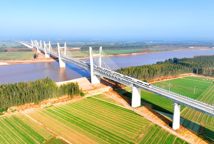 郑济铁路黄河特大桥图片