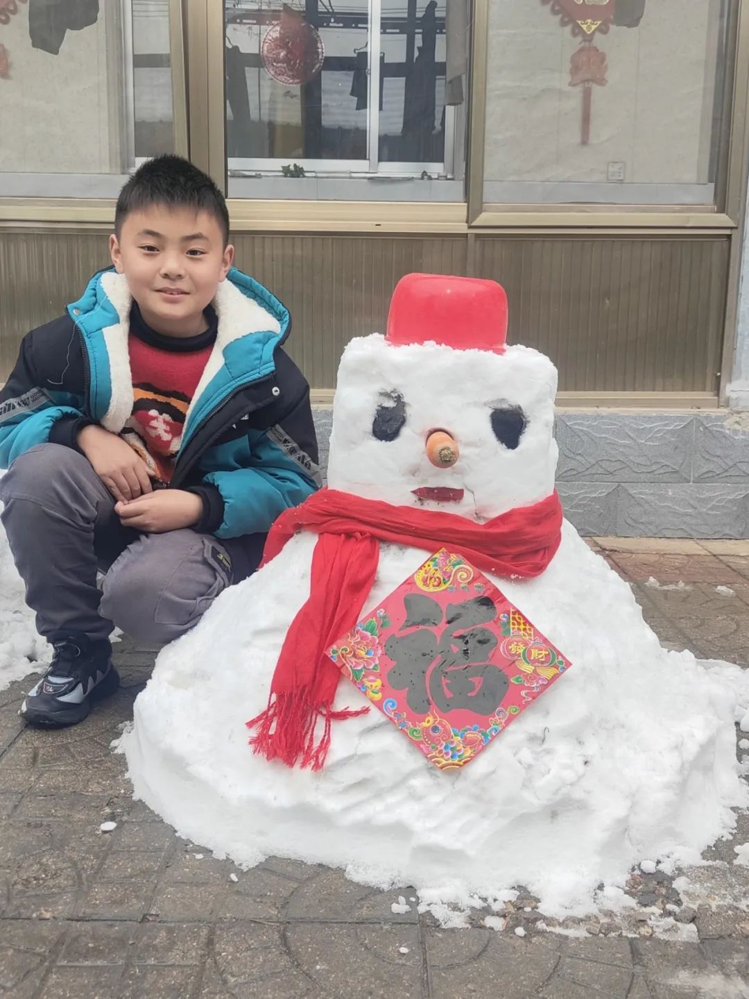 潍坊娃娃们的专属雪人来啦~_澎湃号·政务_澎湃