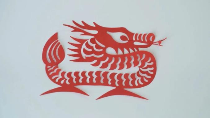 我嘉手工课 | 海派剪纸教程《十二生肖·辰龙》_澎湃号·政务_澎湃