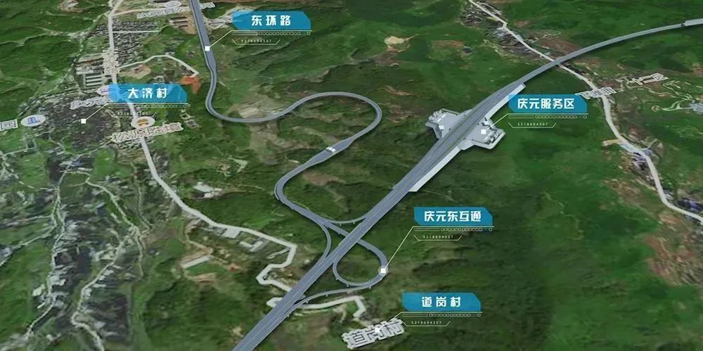 山海高速互通路线图图片