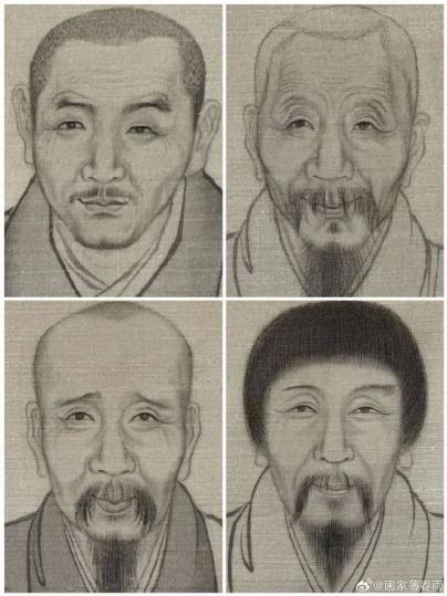 黄檗宗《列祖图》册佛祖者,释迦以下历代佛门之祖先;道影者,释门得道