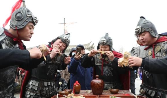 环县再现大宋大锅羊肉犒赏三军场景_澎湃号·政务_澎湃新闻-the paper