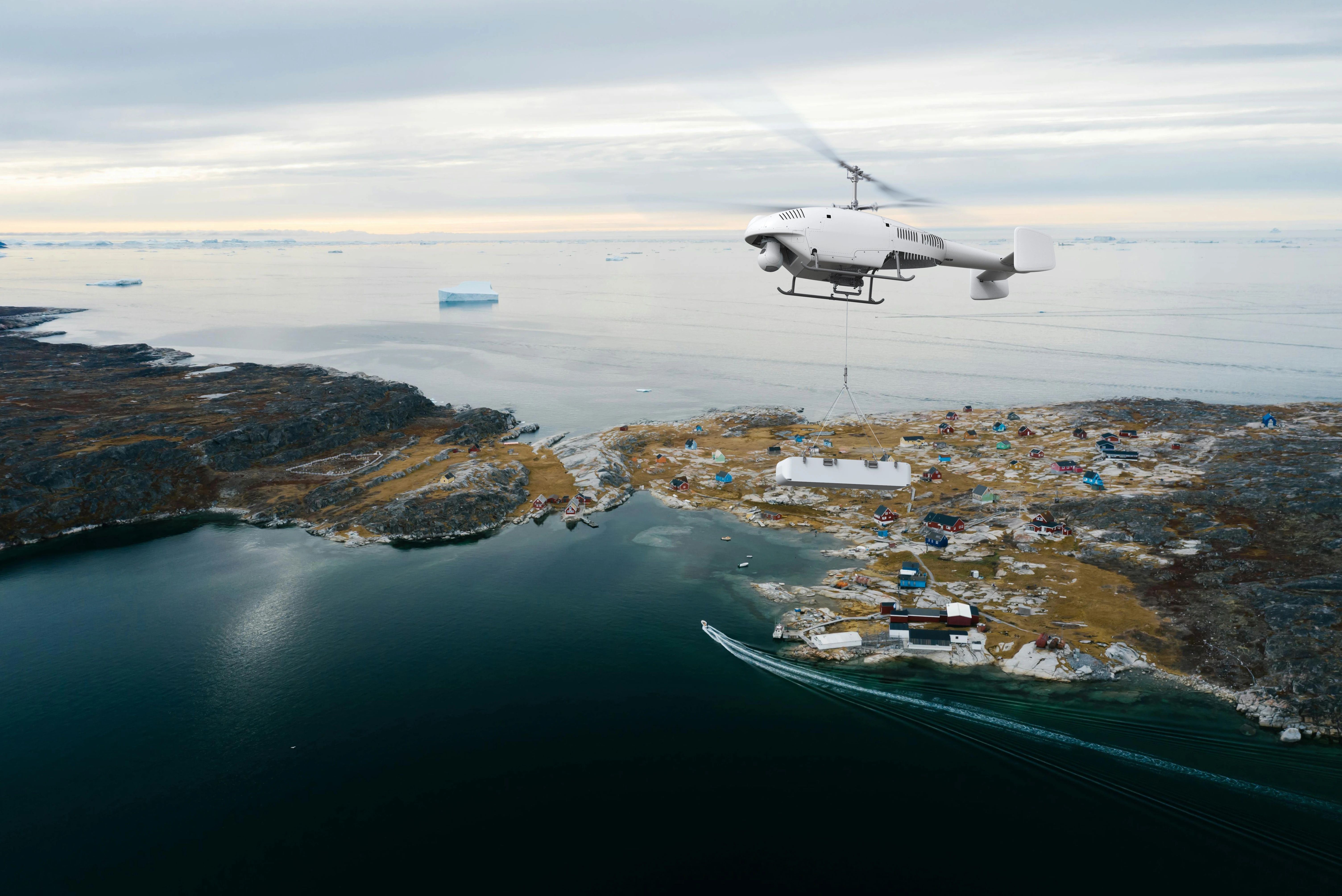 联合飞机携大载重长航时共轴无人直升机td550,智能飞行平台"镭影"q20