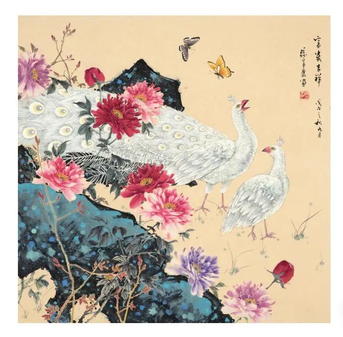 江河间》 沈香吟《山水图》 李国传《花团锦簇》 陈健《好风带香》 冯