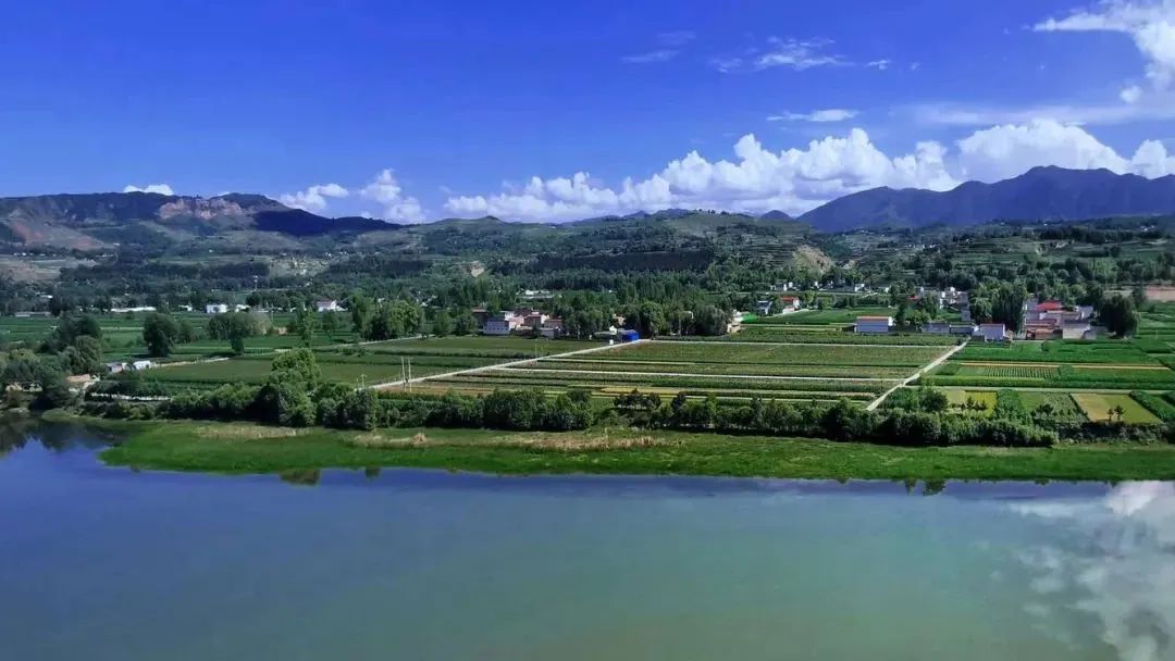 龙首高擎,书两行雅韵;——临洮 李耀宗莲开洮水,风流艺苑韵争光.