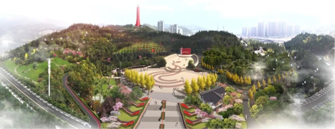 红星公园提档升级广元城区后花园焕然一新