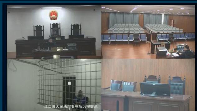 近日,松桃法院以视频方式公开开庭审理一起盗窃案件,当庭以被告人麻