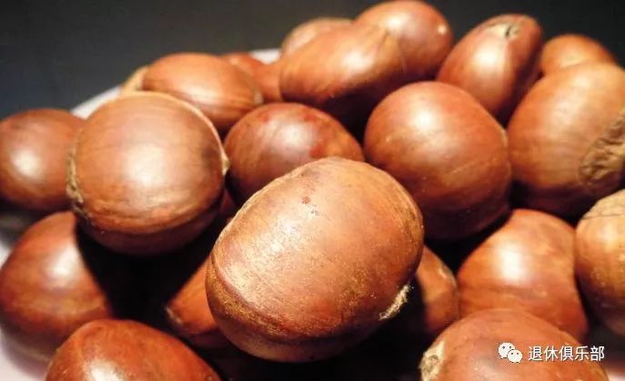 上海宁小辰光,除了有"竹笋烤肉"吃,平时还会经常吃"麻栗子".