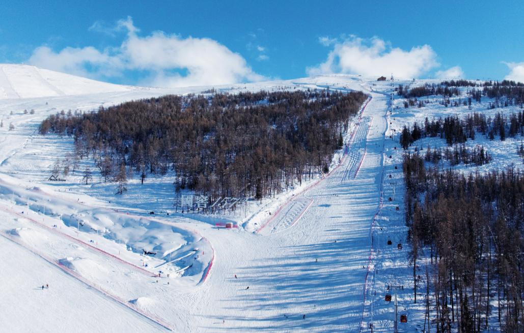 可可托海滑雪场缆车及雪道分布!_澎湃号·政务_澎湃新闻-the paper