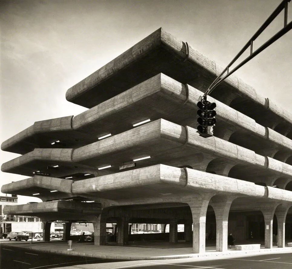 野兽派建筑的魅力:庙街停车楼 / paul rudolph