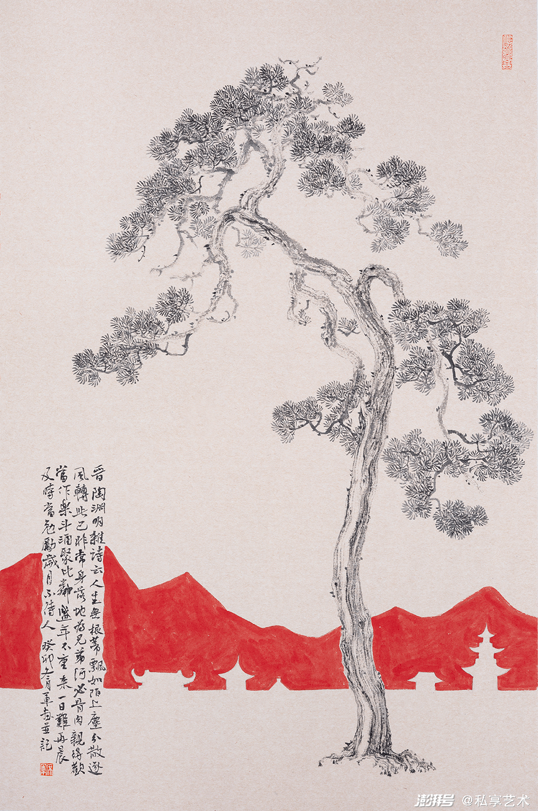 席军:龙韵古松丨私享艺术_澎湃号·湃客_澎湃新闻-The Paper
