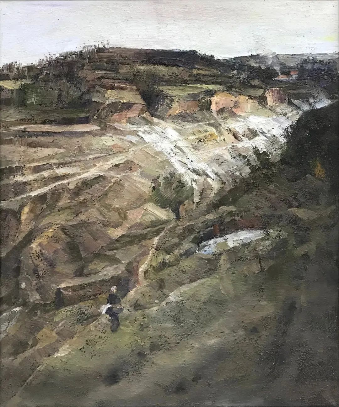 《玛曲草原》 王永久《雪村》 陈志平《小河边》 何 军展览作品欣赏