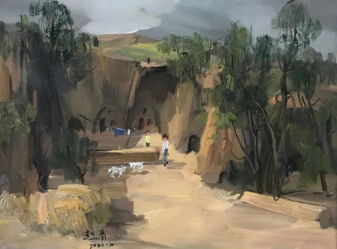 《盐碱沟》 李 勇《玛曲草原》 王永久《雪村》 陈志平《小河边》 何