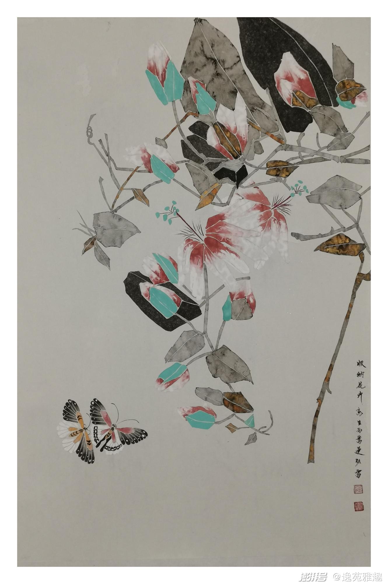 孙雷花鸟画:清新脱俗,唯美动人,展现生命之美_澎湃号·湃客_澎湃新闻