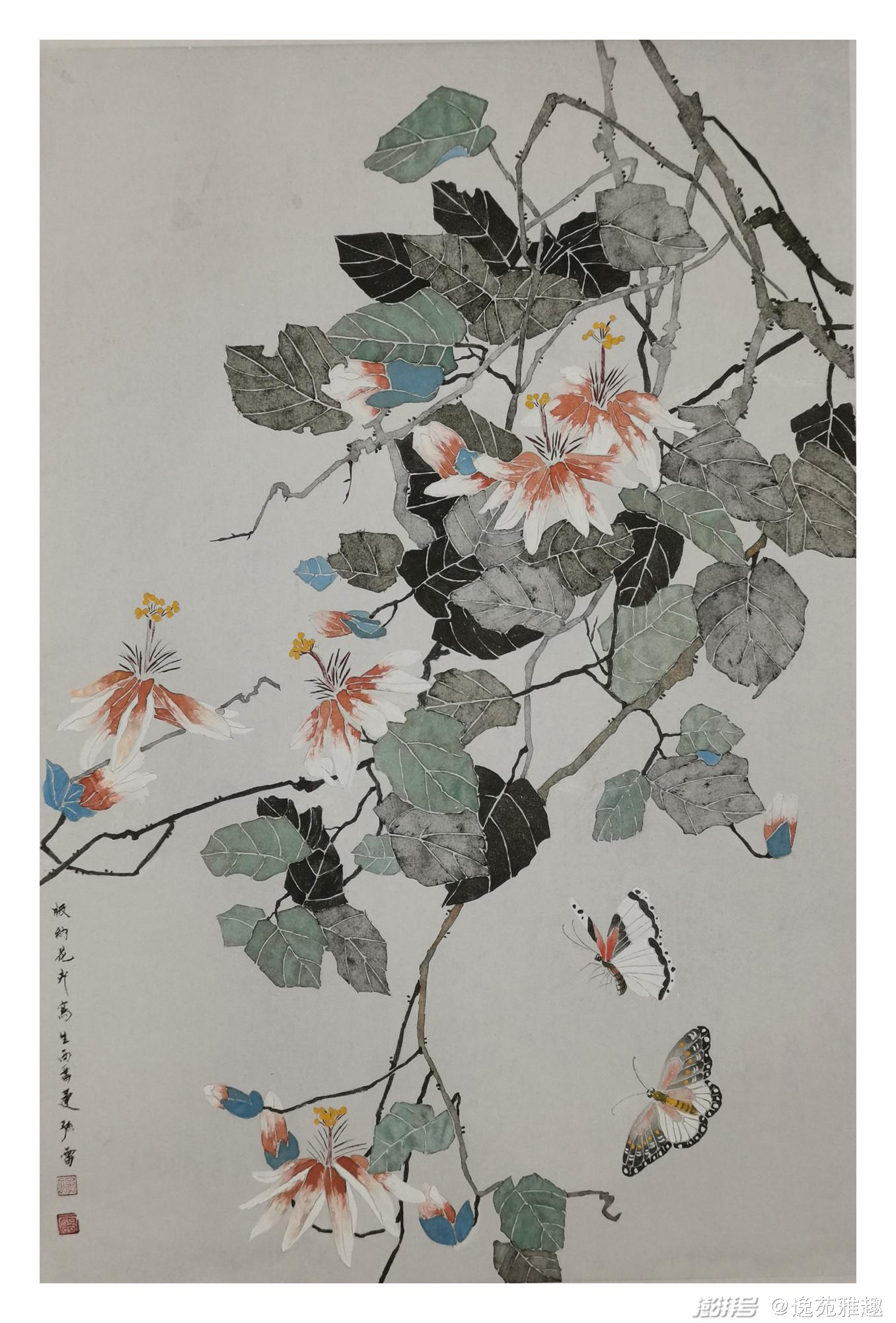 孙雷花鸟画:清新脱俗,唯美动人,展现生命之美_澎湃号·湃客_澎湃新闻