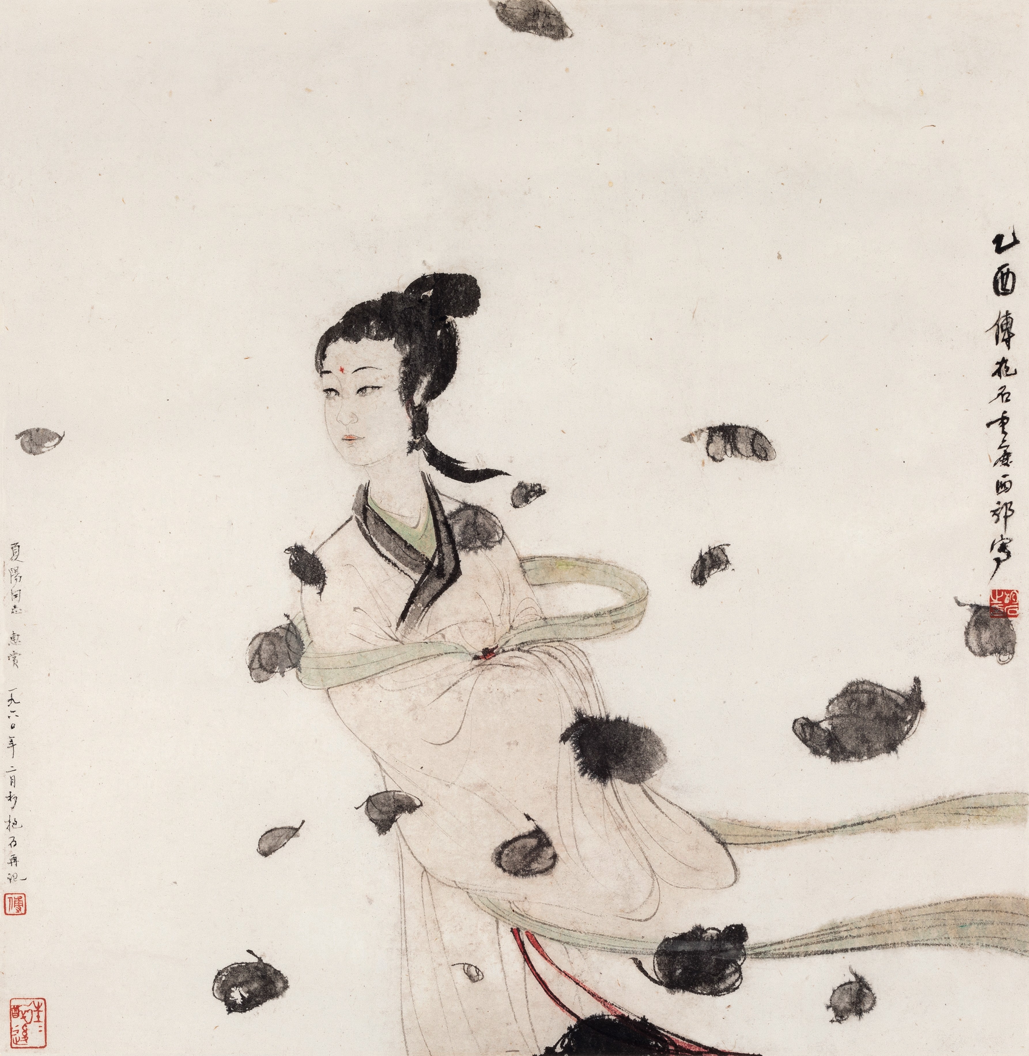 赵启斌|傅抱石《湘夫人图》鉴析