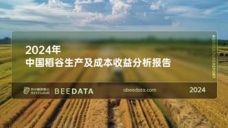 2024年中国稻谷生产及成本收益分析