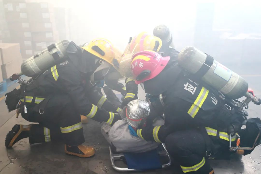 山西消防举行"361"工程首次区域协作大型实战演练_澎湃