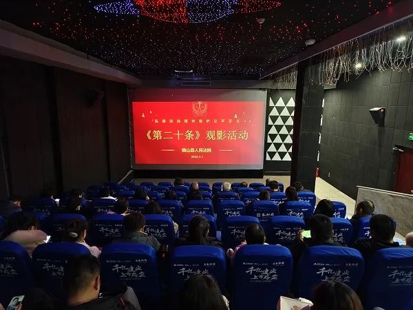 不忘法治初心捍卫公平正义确山法院组织开展第二十条观影活动