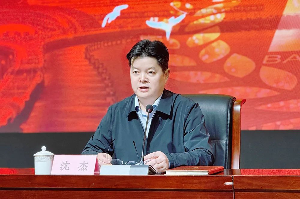 区教育工作党委书记沈杰,区教育工作党委副书记,教育局局长张治出席