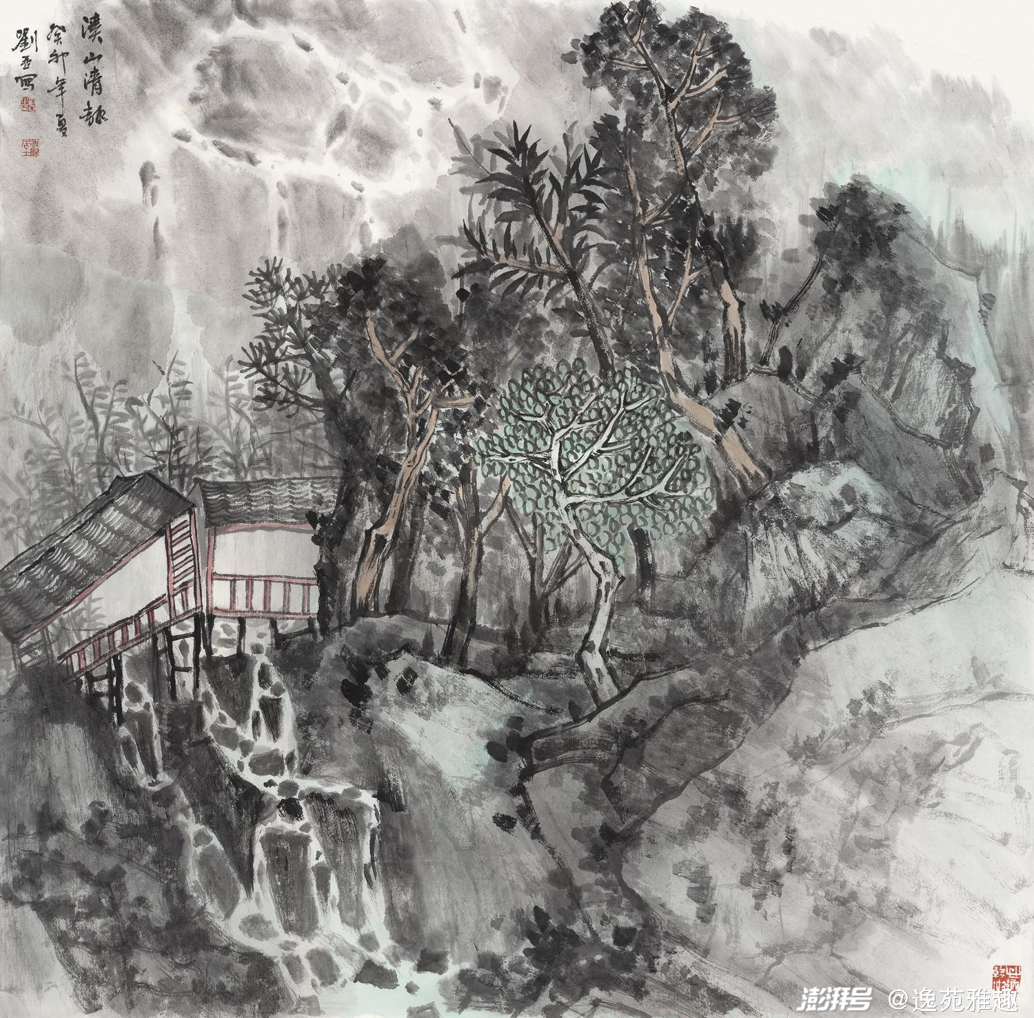 刘亚水墨:静谧生动,墨韵天成,心灵之境,诗意盎然_澎湃号·湃客_澎湃新闻-The Paper