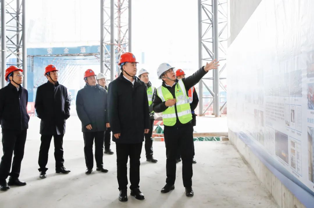 郑学选,张兆祥调研检查在京重点项目,部署全国两会期间集团安全生产