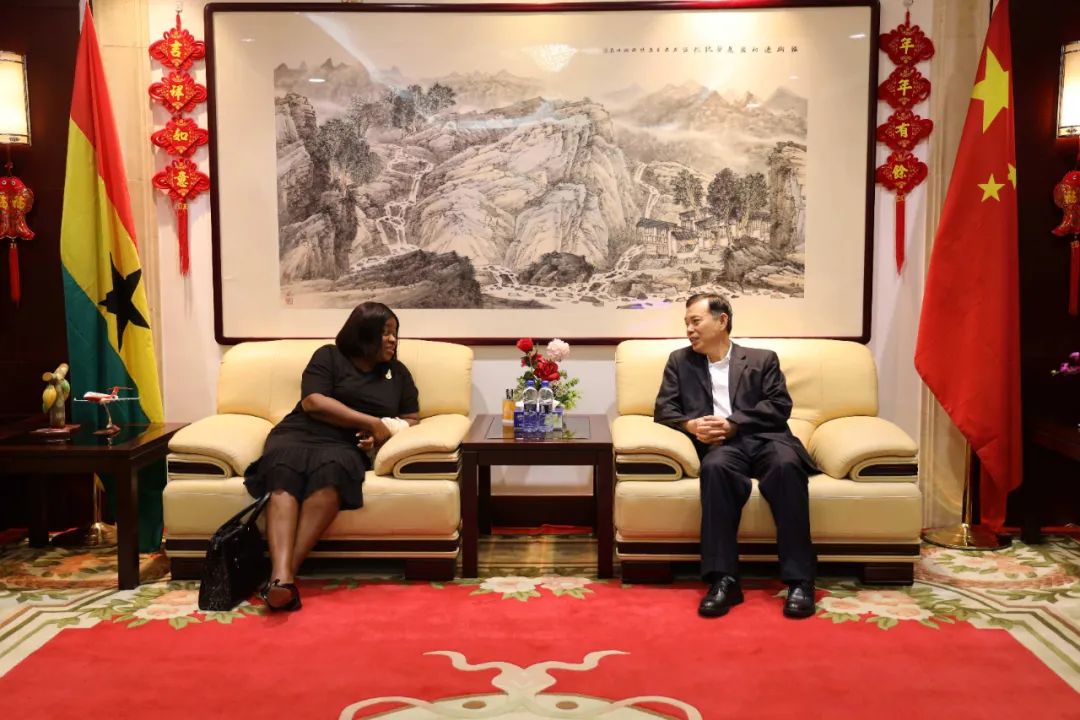 驻加纳大使会见加纳外交部协调司长